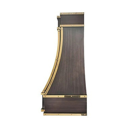 Custom Modern Farmhouse Copper Range Hood PC33-M02 — view 4