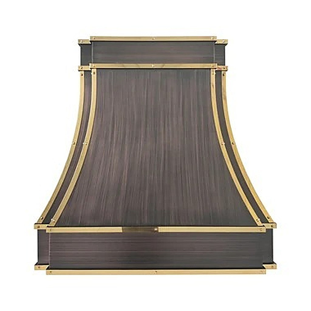 Custom Modern Farmhouse Copper Range Hood PC33-M02 — view 5
