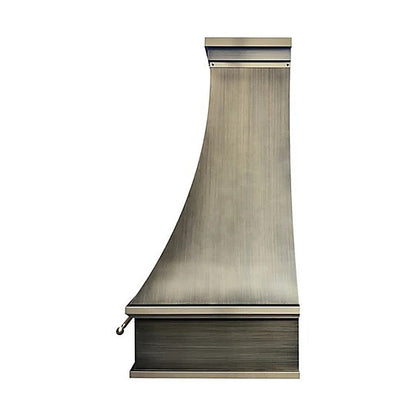 Custom Refine Curved Luxury Brass Range Hood PB7-R01 — view 5