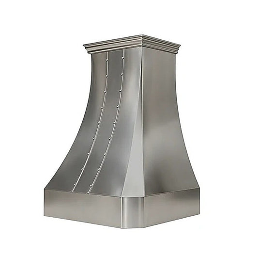 Custom Refined Curve Stainless Steel Kitchen Hood PS3-R02