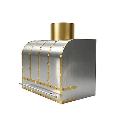 Custom Sleek Box Shaped Stainless Steel Range Hood PS5-C02 — view 6
