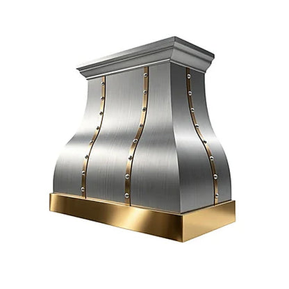 Custom Sleek Stainless Steel Range Hood PS1-E03 — view 2