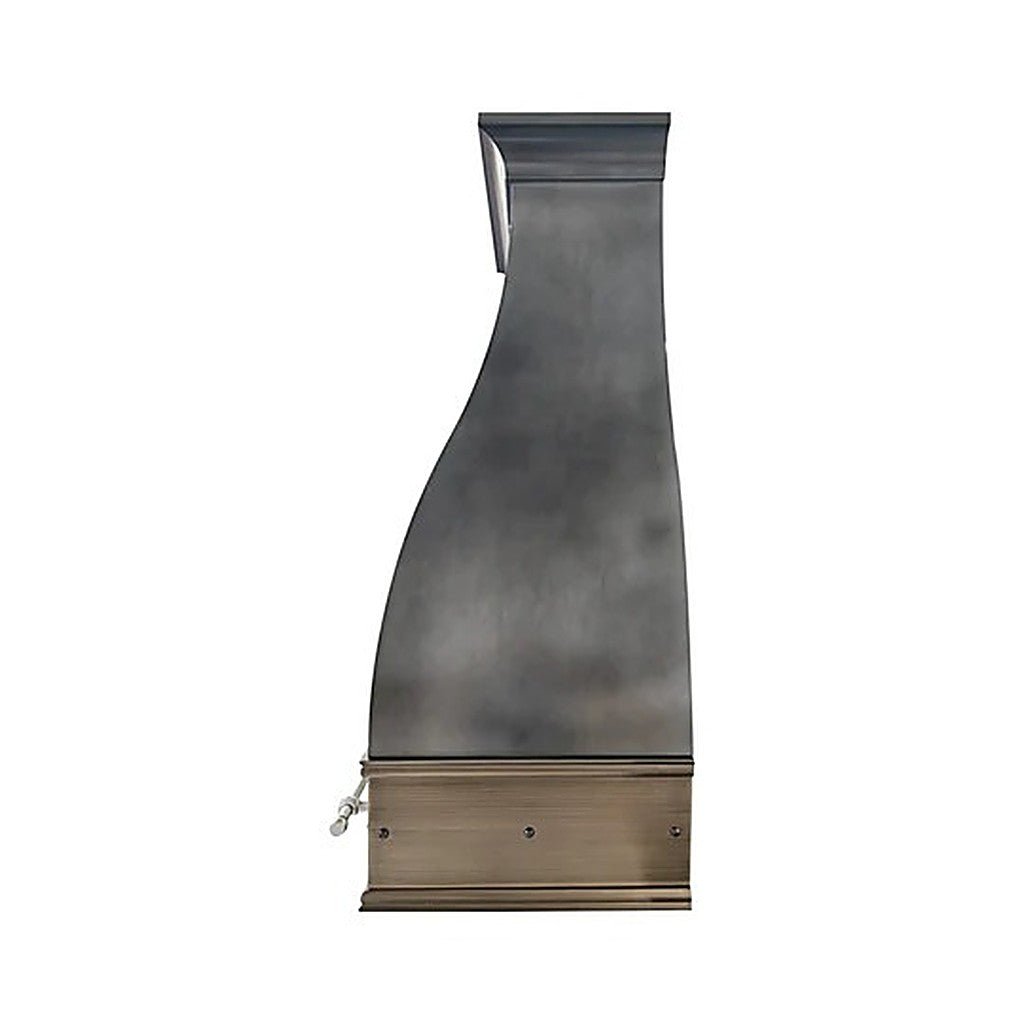Elegant Curved Zinc Vent Hood PZ1-E01 — view 5