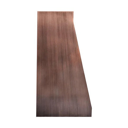 Geometric Sleek Minimalist Copper Kitchen Hood PC11-G03 — view 2