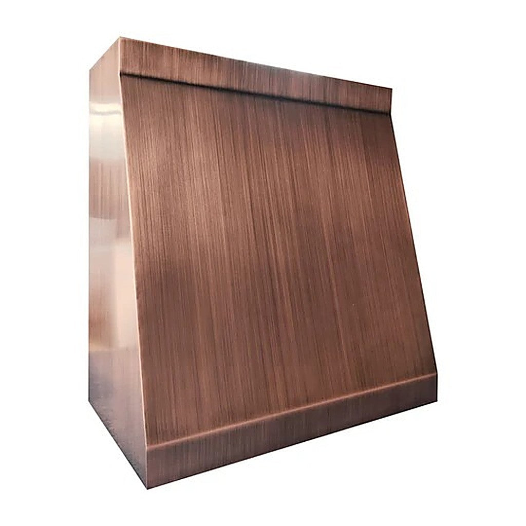 Geometric Sleek Minimalist Copper Kitchen Hood PC11-G03 — view 4