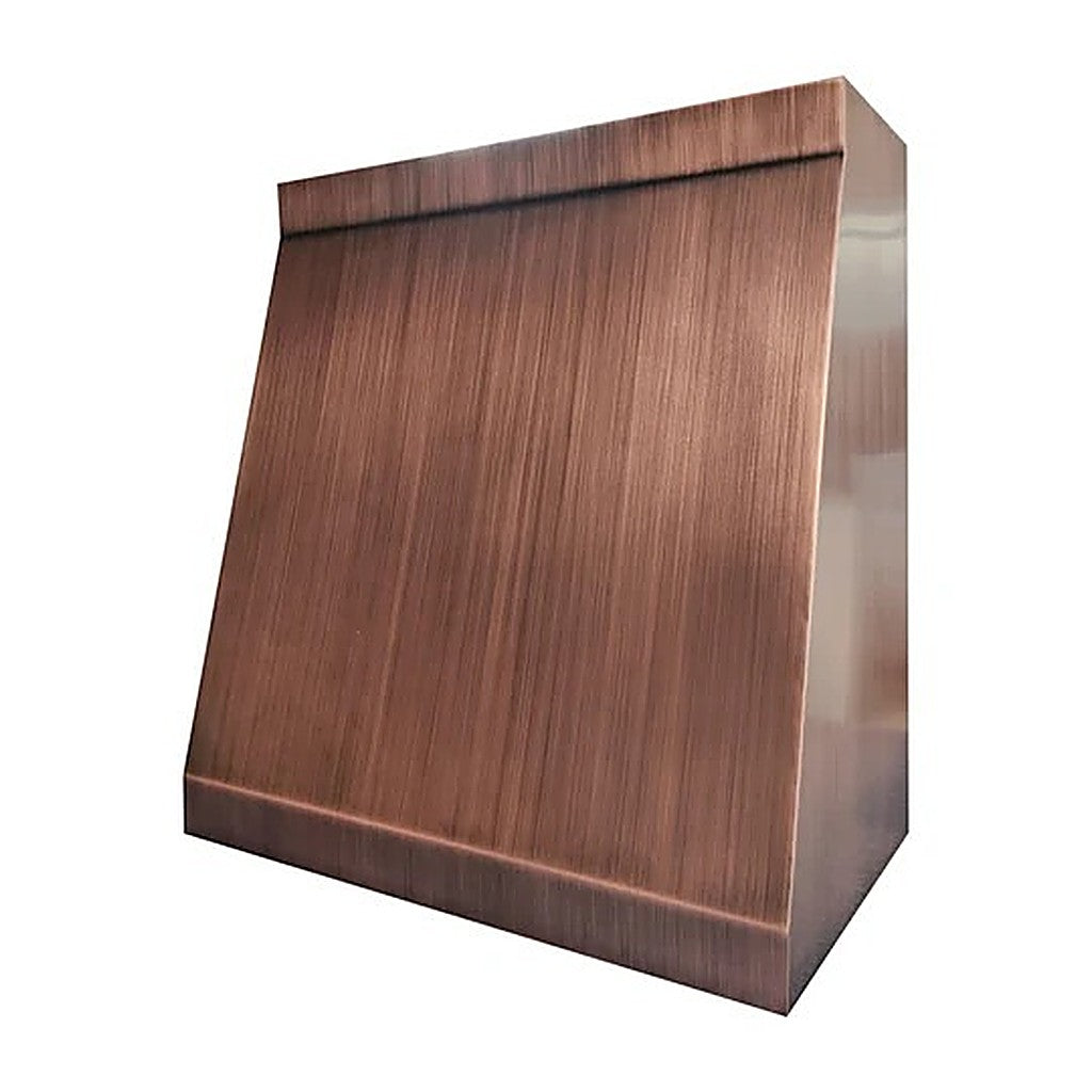 Geometric Sleek Minimalist Copper Kitchen Hood PC11-G03 — view 5