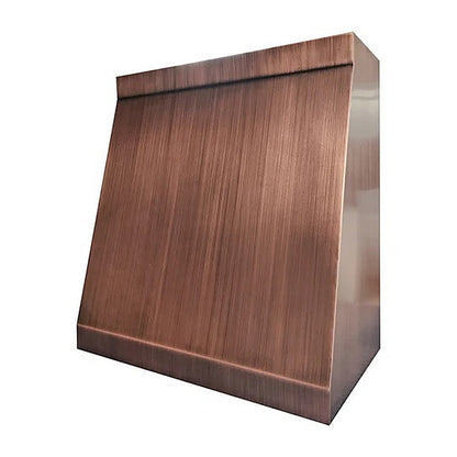 Geometric Sleek Minimalist Copper Kitchen Hood PC11-G03 — view 5