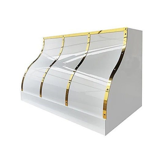 Industrial Custom White Stainless Steel Kitchen Hood PS5-B01