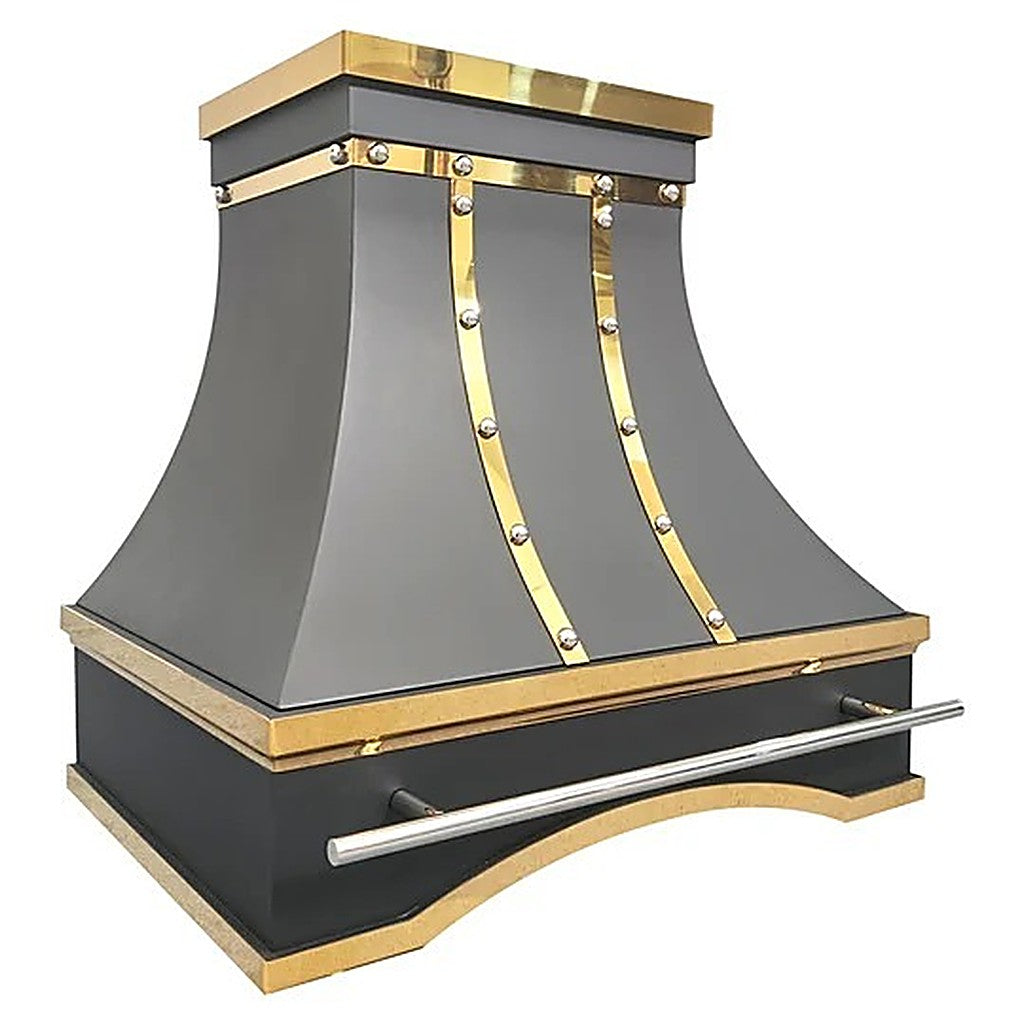 Luxury Curved Stainless Steel Kitchen Hood PS7-R09