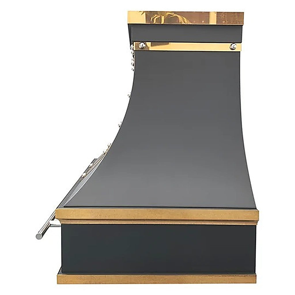 Luxury Curved Stainless Steel Kitchen Hood PS7-R09 — view 2