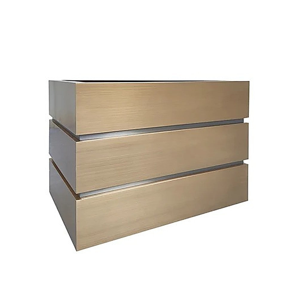 Modern Clean Box Shaped Brass Vent Hood PB5-C04 — view 3