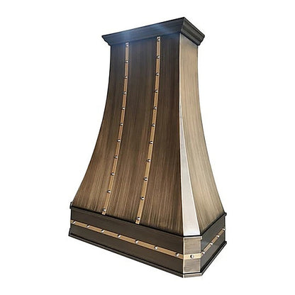 Refine Curved Brass Kitchen Hood PB3-R04 — view 5