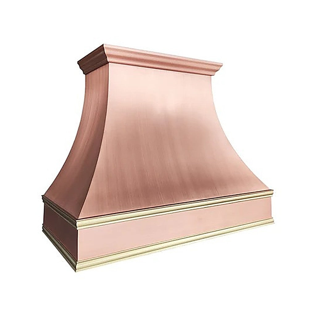Refine Curved Copper Vent Hood PC7-R04