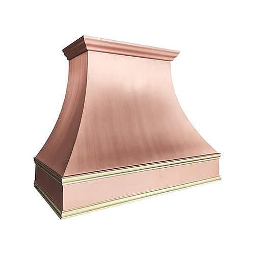 Refine Curved Copper Vent Hood PC7-R04