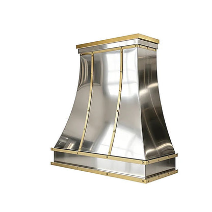 Refined Curve Classic Stainless Steel Kitchen Range Hood PS7-R01 — view 2