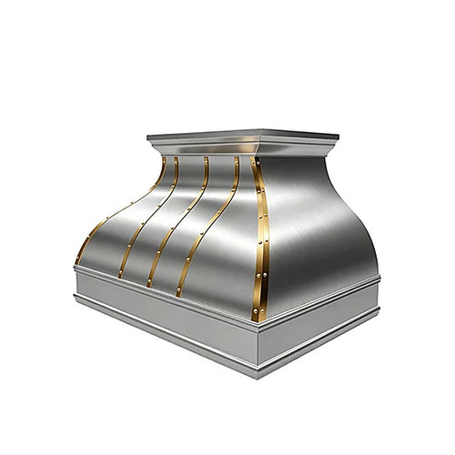 Refined Curve Luxury Stainless Steel Kitchen Hood PS7-R02