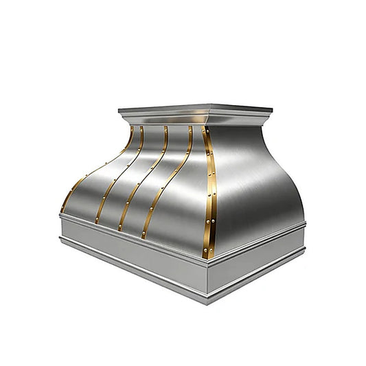 Refined Curve Luxury Stainless Steel Kitchen Hood PS7-R02