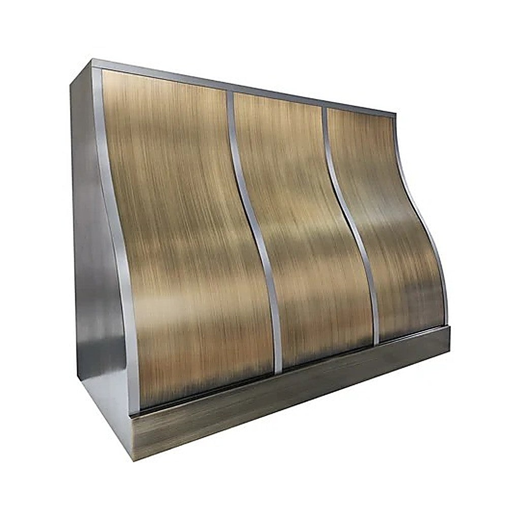Sleek Flow Under Cabinet Brass Kitchen Hood PB1-E04 — view 2