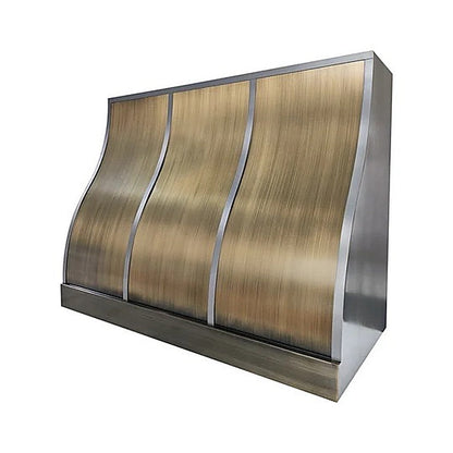 Sleek Flow Under Cabinet Brass Kitchen Hood PB1-E04 — view 3