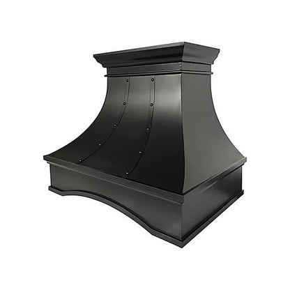 Stylish Curved Custom Copper Kitchen Hood With Arch PC7-R01
