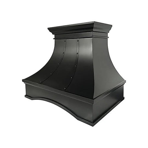 Stylish Curved Custom Copper Kitchen Hood With Arch PC7-R01