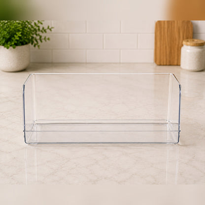 Talvior clear open-top stackable pantry and fridge bin — view 3